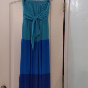 Donna Morgan tie waist maxi dress - New w/o tags